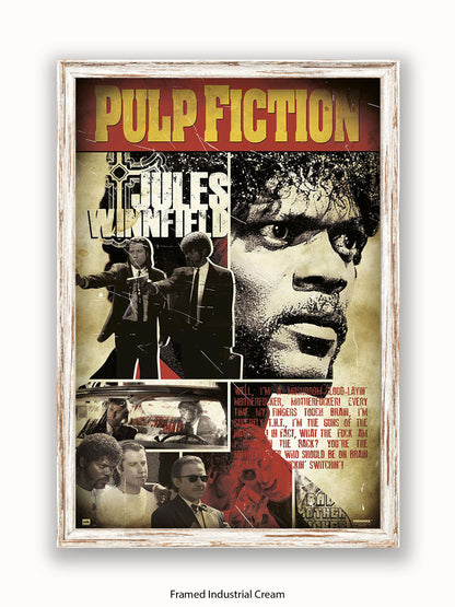 Pulp Fiction Poster | Jules Winnfield Art Poster