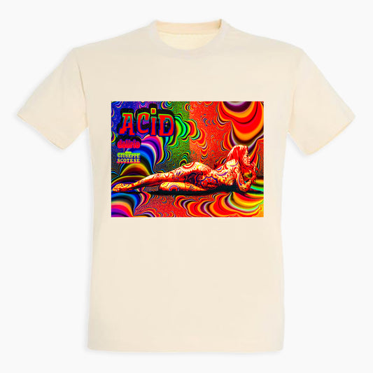 Acid Psychedelic Girl T Shirt