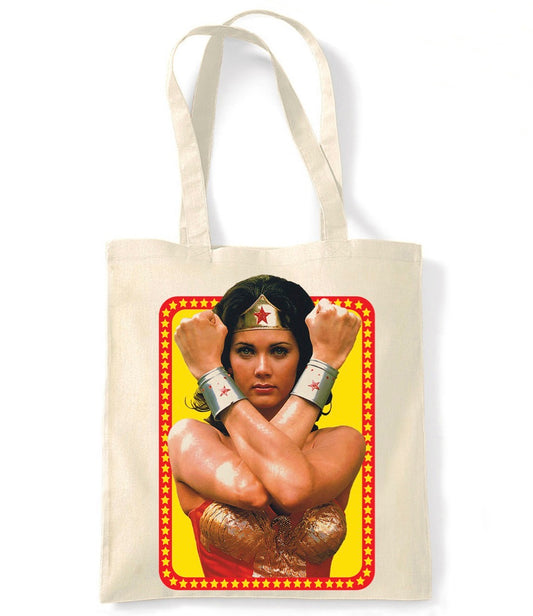 Wonder Woman - Retro Shopping Tote Bag