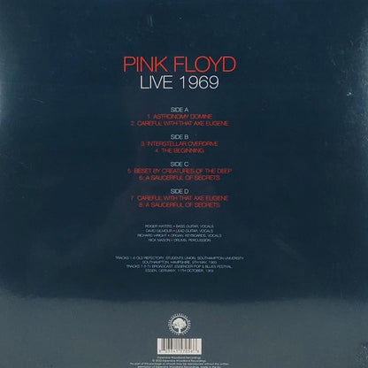 Pink Floyd - Live 1969 - Gatefold - Double Lp on Red Vinyl
