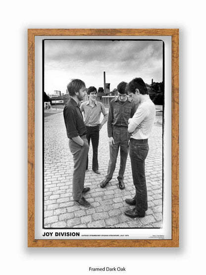Joy Division - Strawberry Studios - Stockport July 79 - Poster