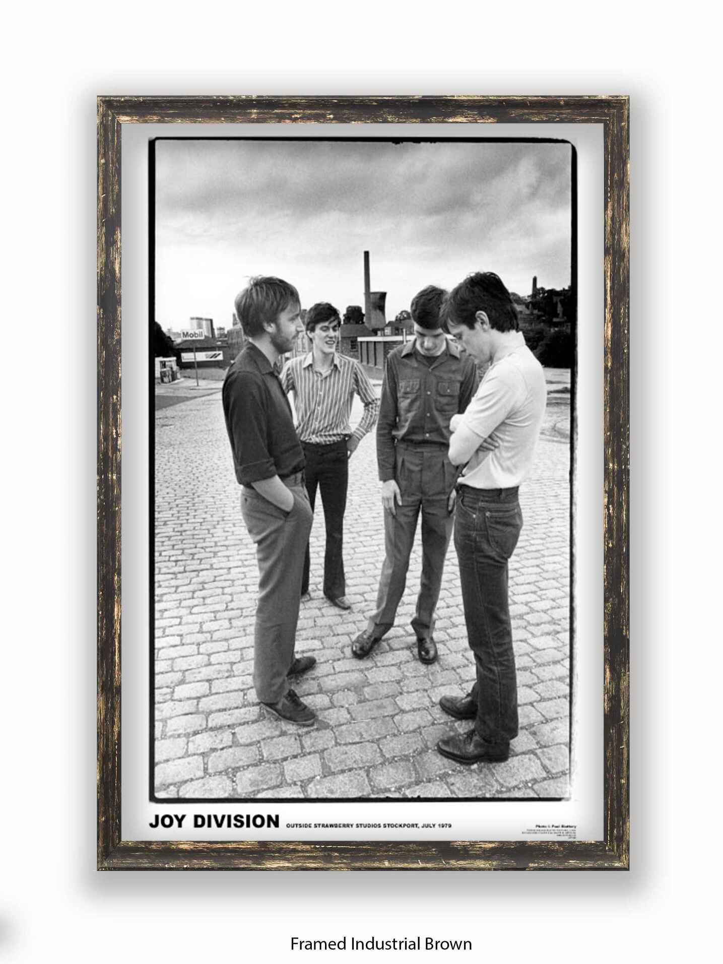 Joy Division - Strawberry Studios - Stockport July 79 - Poster
