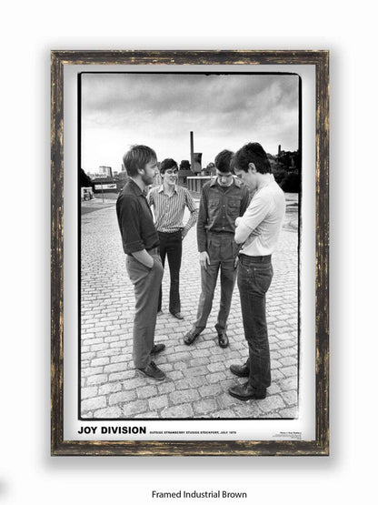 Joy Division - Strawberry Studios - Stockport July 79 - Poster
