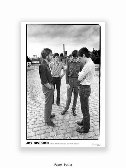 Joy Division - Strawberry Studios - Stockport July 79 - Poster