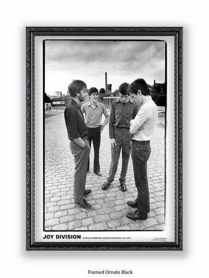 Joy Division - Strawberry Studios - Stockport July 79 - Poster