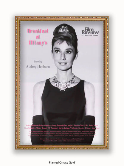 Audrey Hepburn Breakfast At Tiffany's Film Review Poster