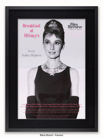 Audrey Hepburn Breakfast At Tiffany's Film Review Poster