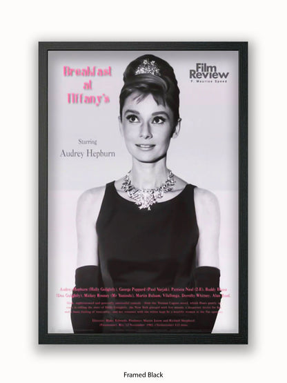 Audrey Hepburn Breakfast At Tiffany's Film Review Poster