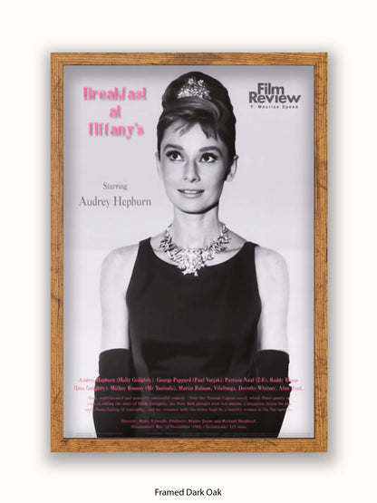 Audrey Hepburn Breakfast At Tiffany's Film Review Poster
