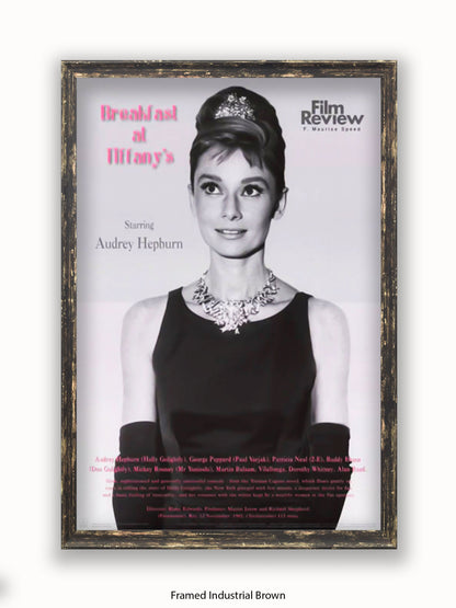 Audrey Hepburn Breakfast At Tiffany's Film Review Poster