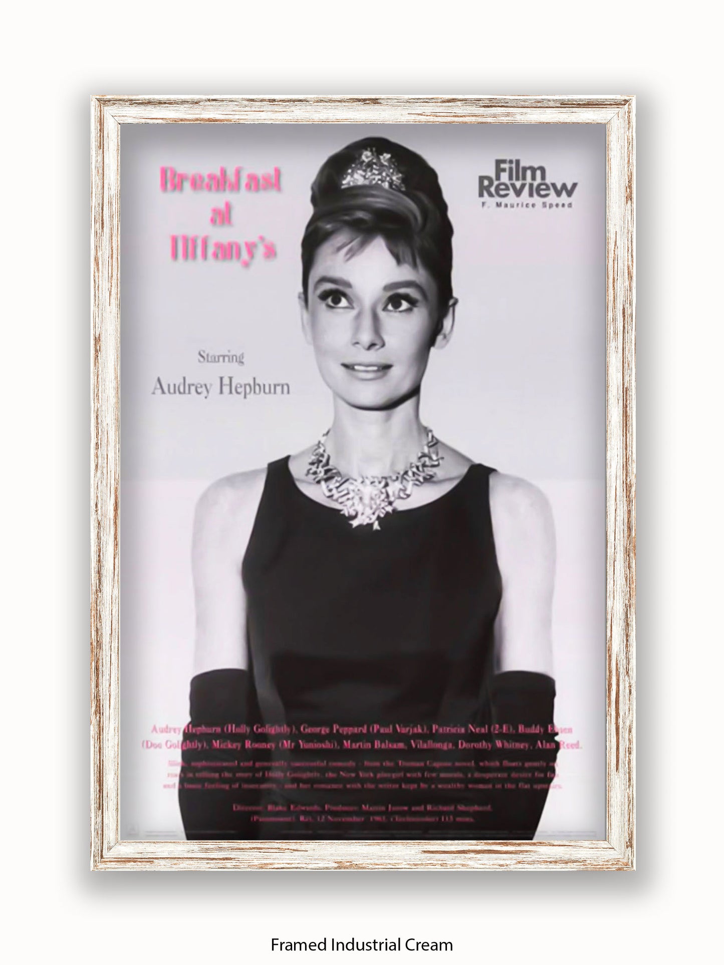 Audrey Hepburn Breakfast At Tiffany's Film Review Poster