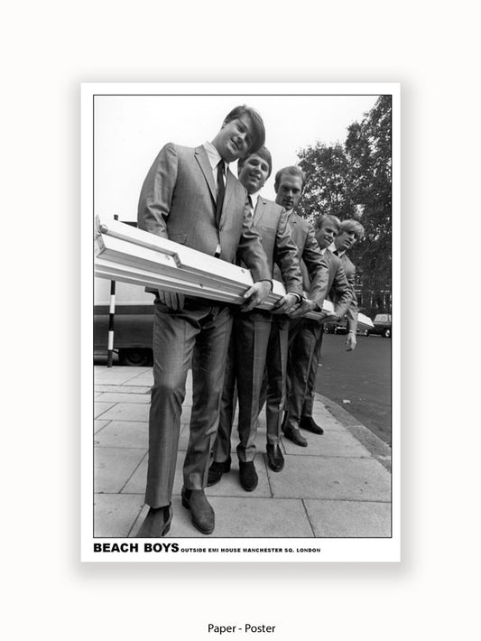 Beach Boys - London 1964- Poster