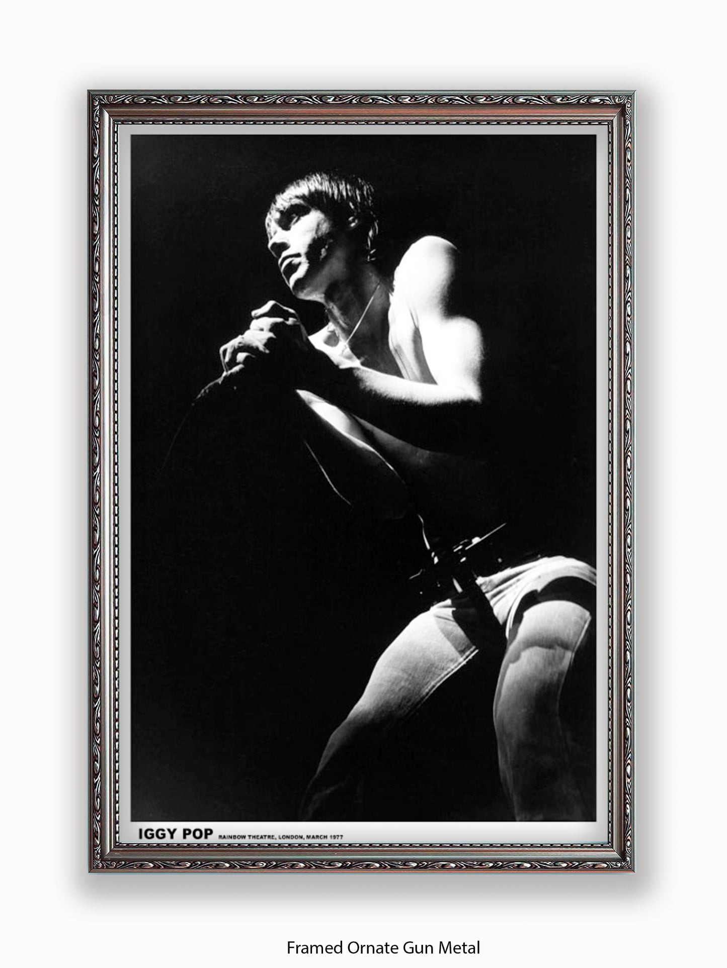 Iggy Pop - Rainbow Theatre - London March 1977 Poster