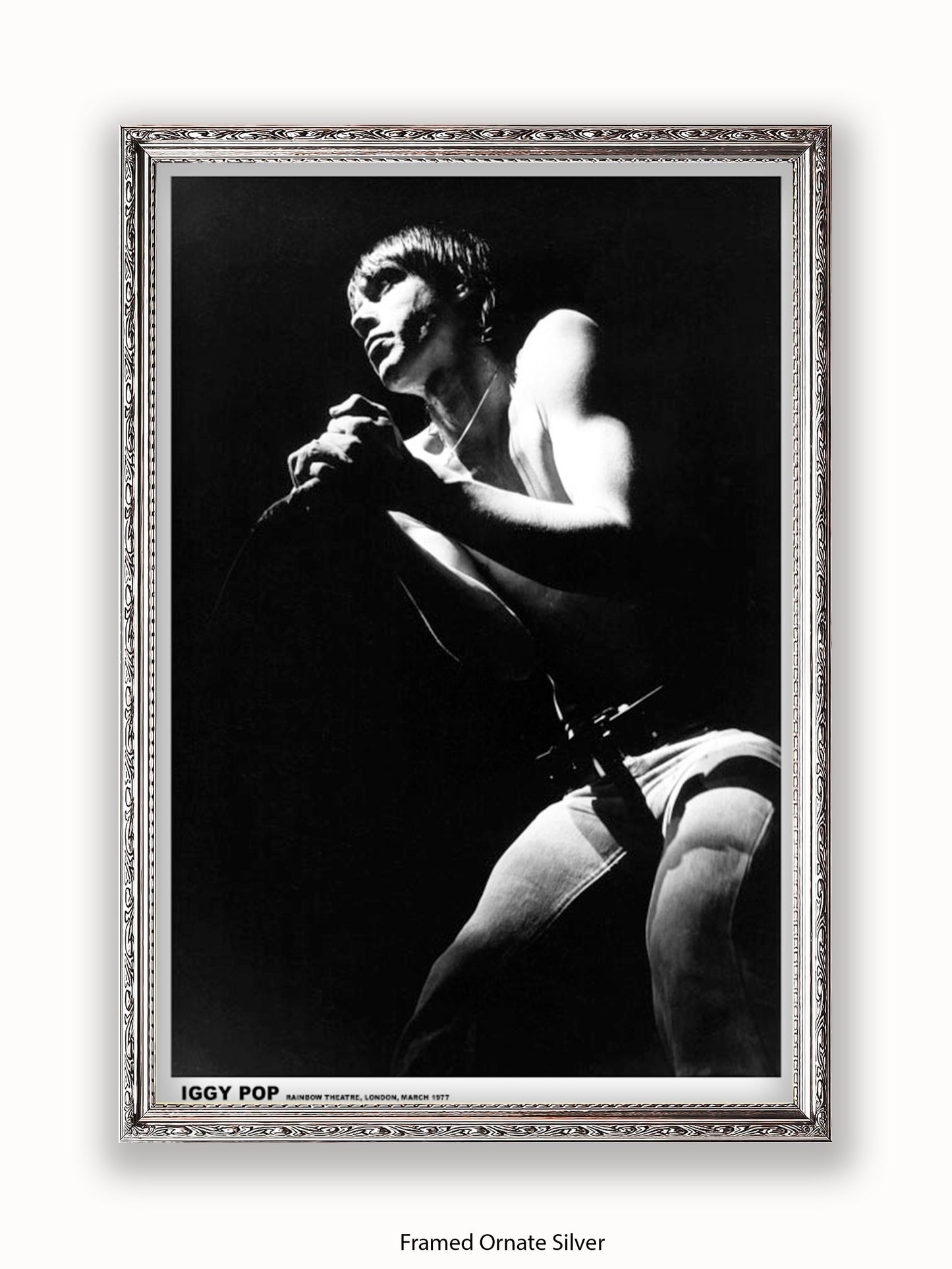 Iggy Pop - Rainbow Theatre - London March 1977 Poster