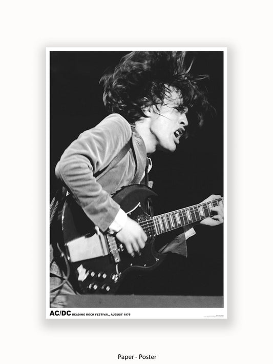 AC/DC - Reading Rock Festival 1976 - Poster