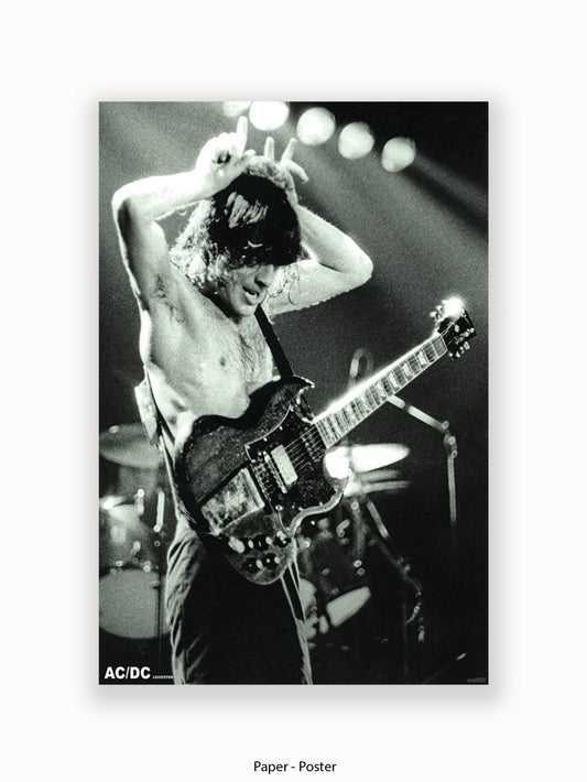 AC/DC - Angus Young 1979 - Poster