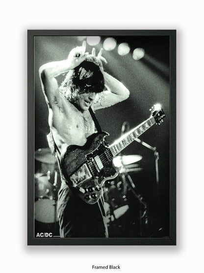 AC/DC - Angus Young 1979 - Poster