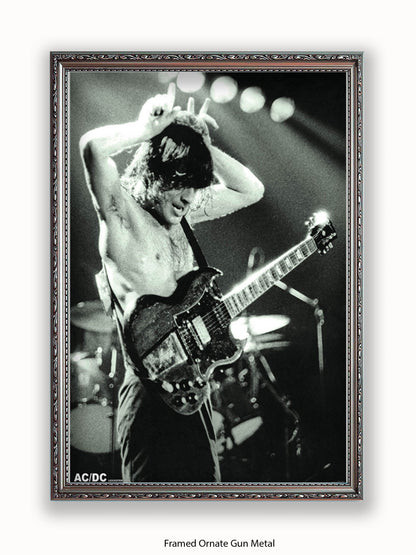 AC/DC - Angus Young 1979 - Poster