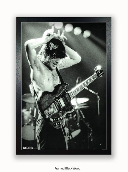 AC/DC - Angus Young 1979 - Poster