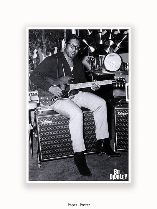 Bo Diddley - London Music Store - 1967 - Poster