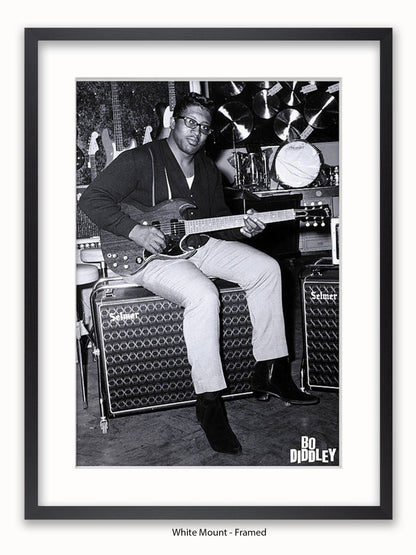 Bo Diddley - London Music Store - 1967 - Poster