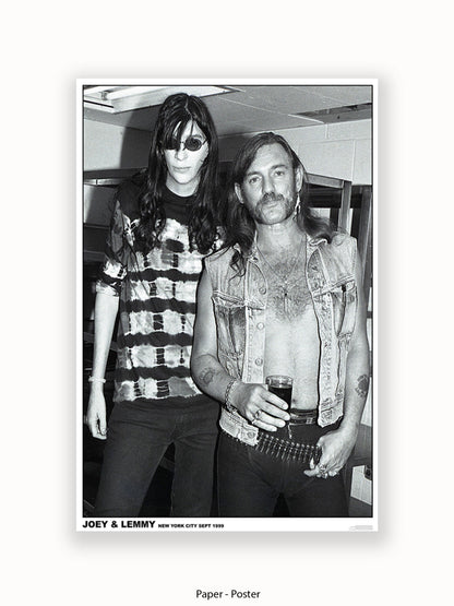 Joey & Lemmy - New York - 1999 - Poster