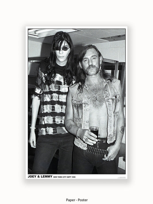 Joey & Lemmy - New York - 1999 - Poster