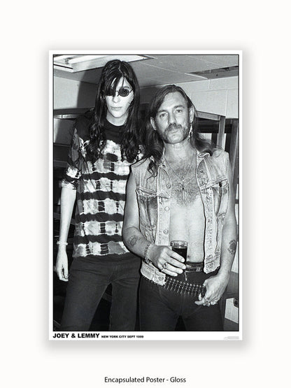 Joey & Lemmy - New York - 1999 - Poster