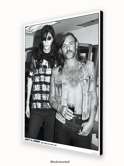 Joey & Lemmy - New York - 1999 - Poster
