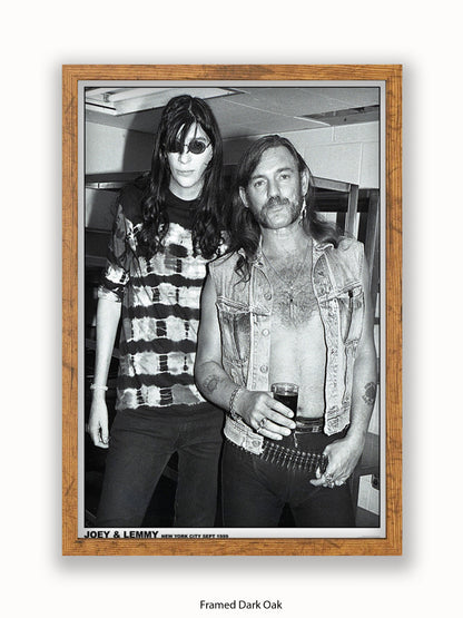 Joey & Lemmy - New York - 1999 - Poster