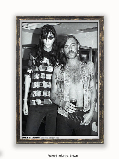 Joey & Lemmy - New York - 1999 - Poster