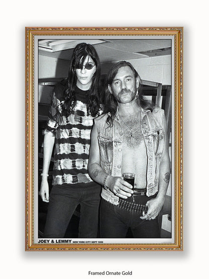 Joey & Lemmy - New York - 1999 - Poster