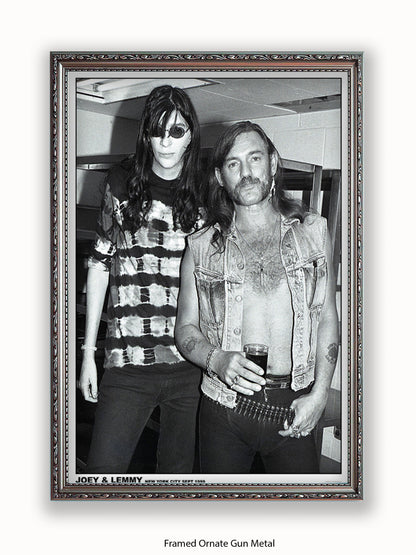 Joey & Lemmy - New York - 1999 - Poster