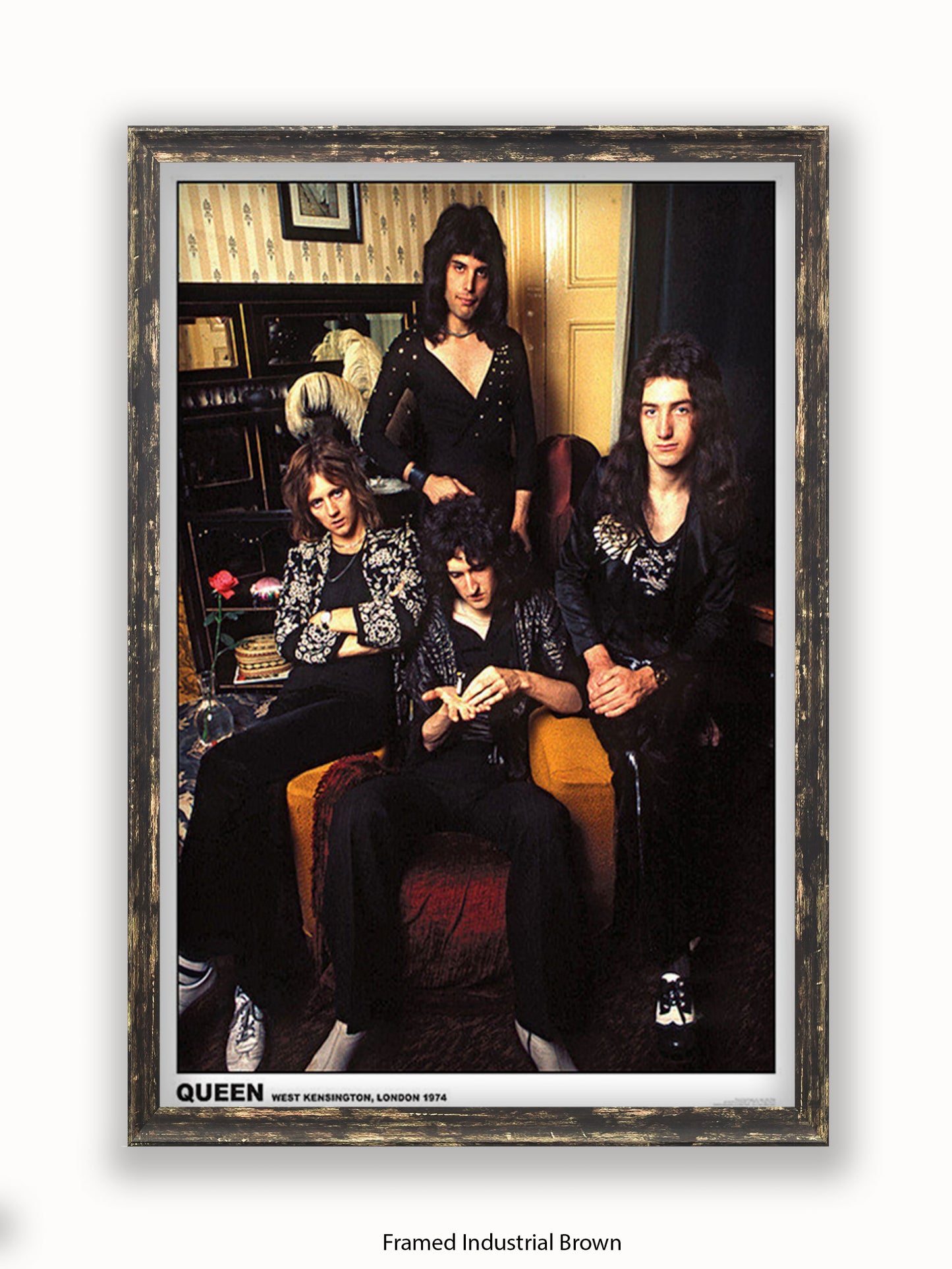 Queen - West Kensington - London 1974 Poster