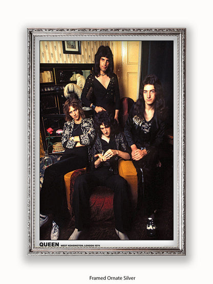 Queen - West Kensington - London 1974 Poster
