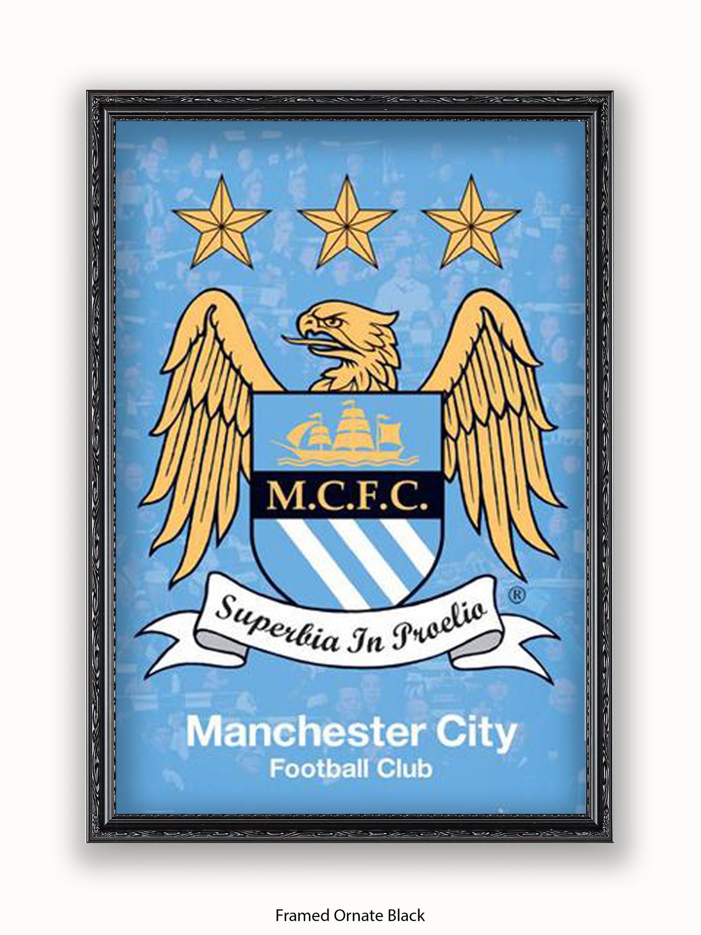 Manchester City Club Badge Poster