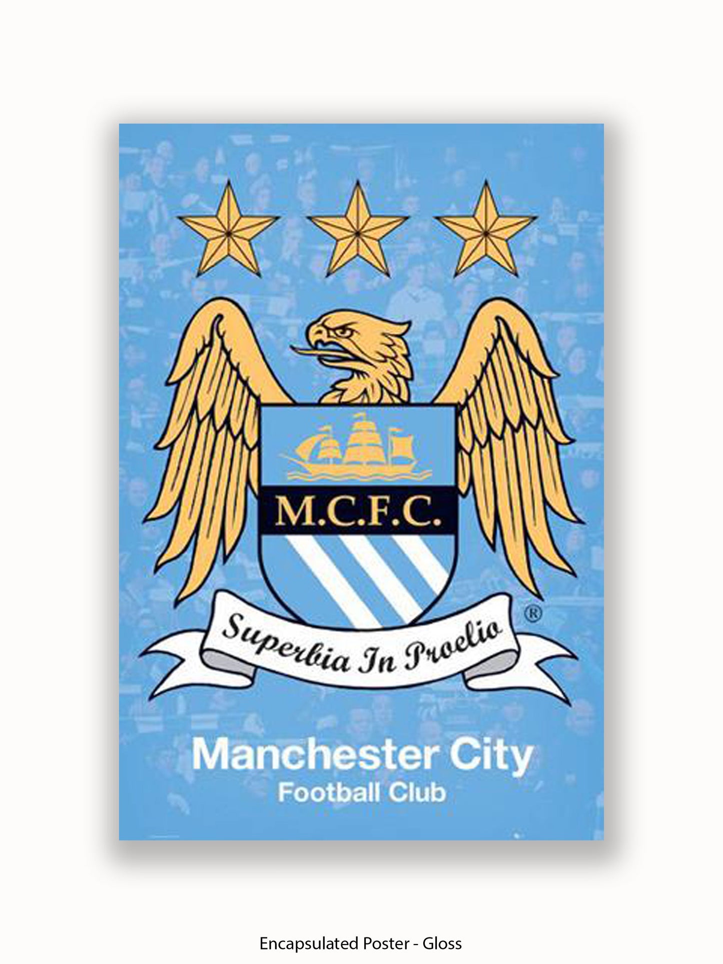 Manchester City Club Badge Poster