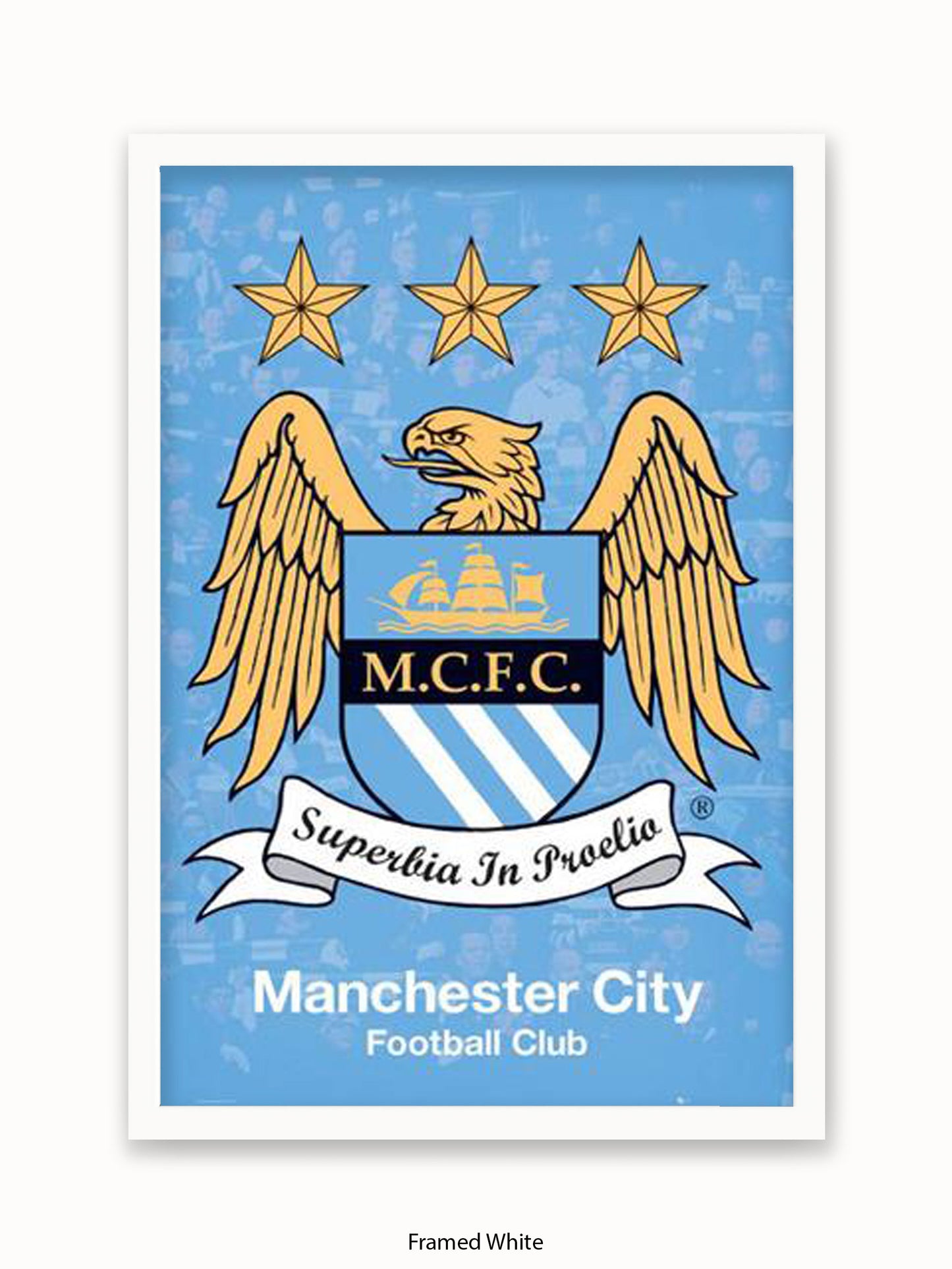 Manchester City Club Badge Poster
