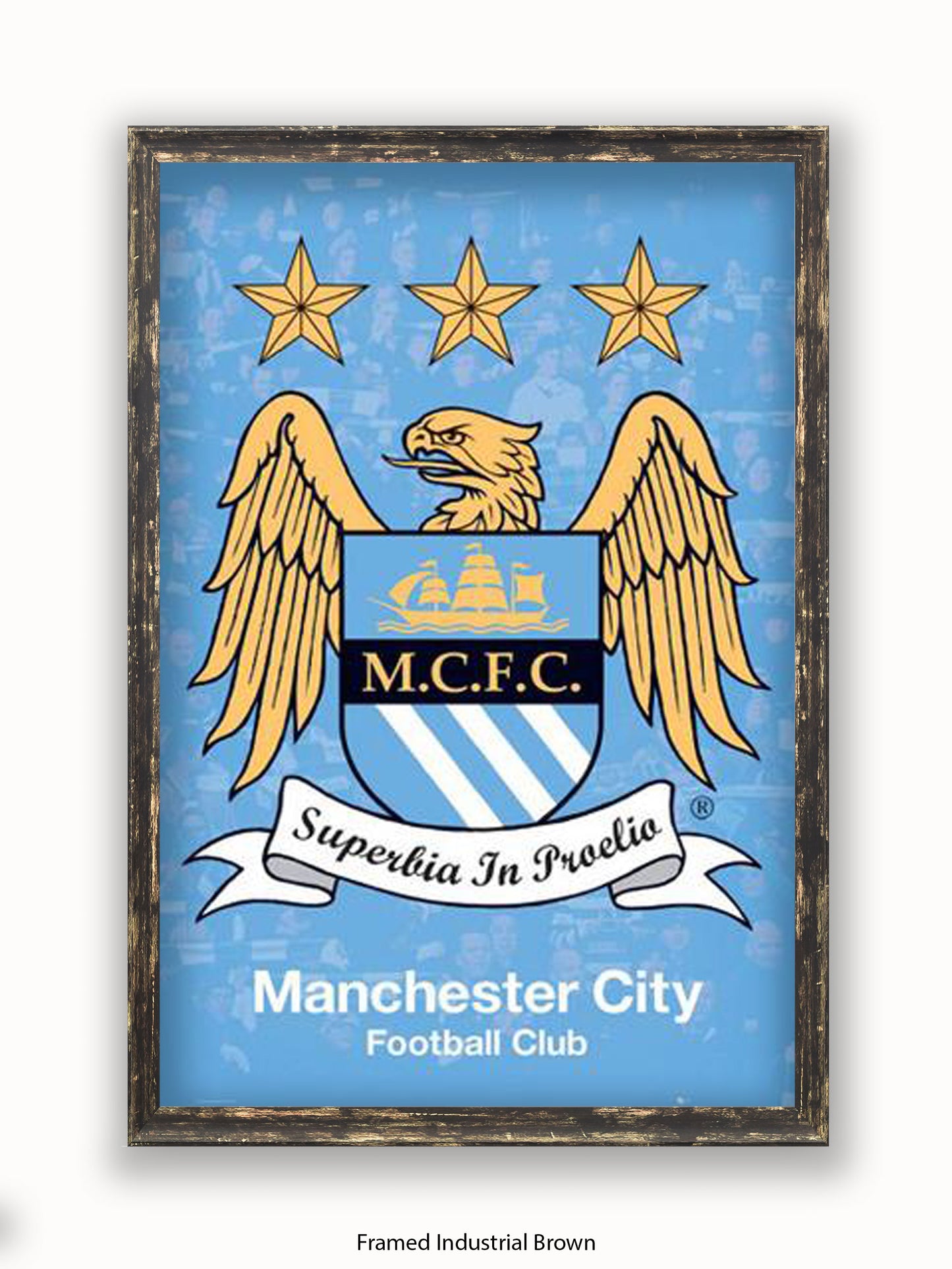 Manchester City Club Badge Poster