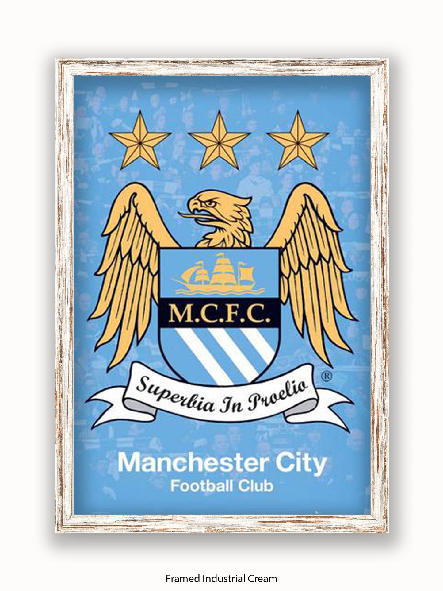 Manchester City Club Badge Poster