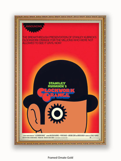 A Clockwork Orange – Red Art Poster