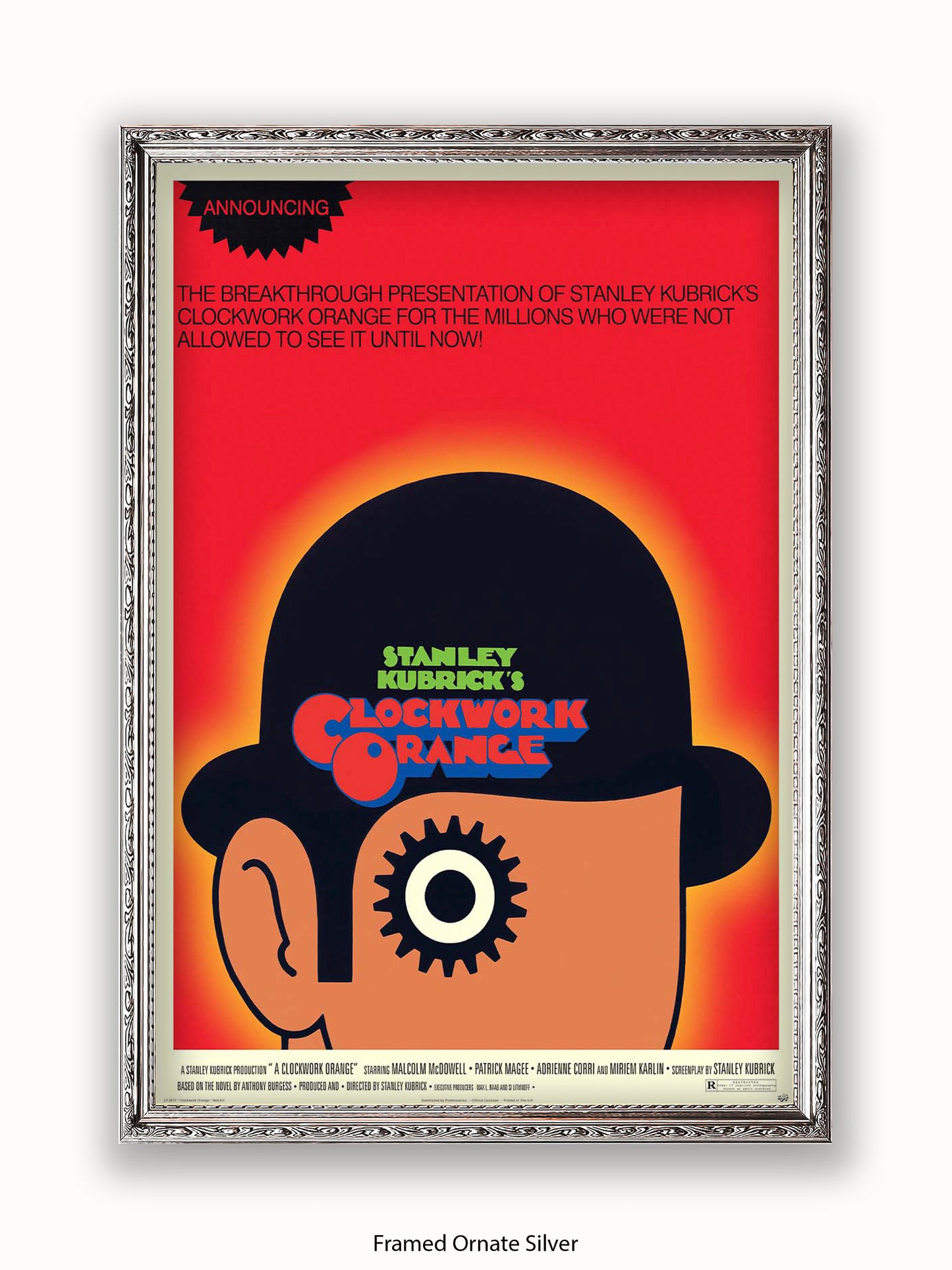A Clockwork Orange – Red Art Poster