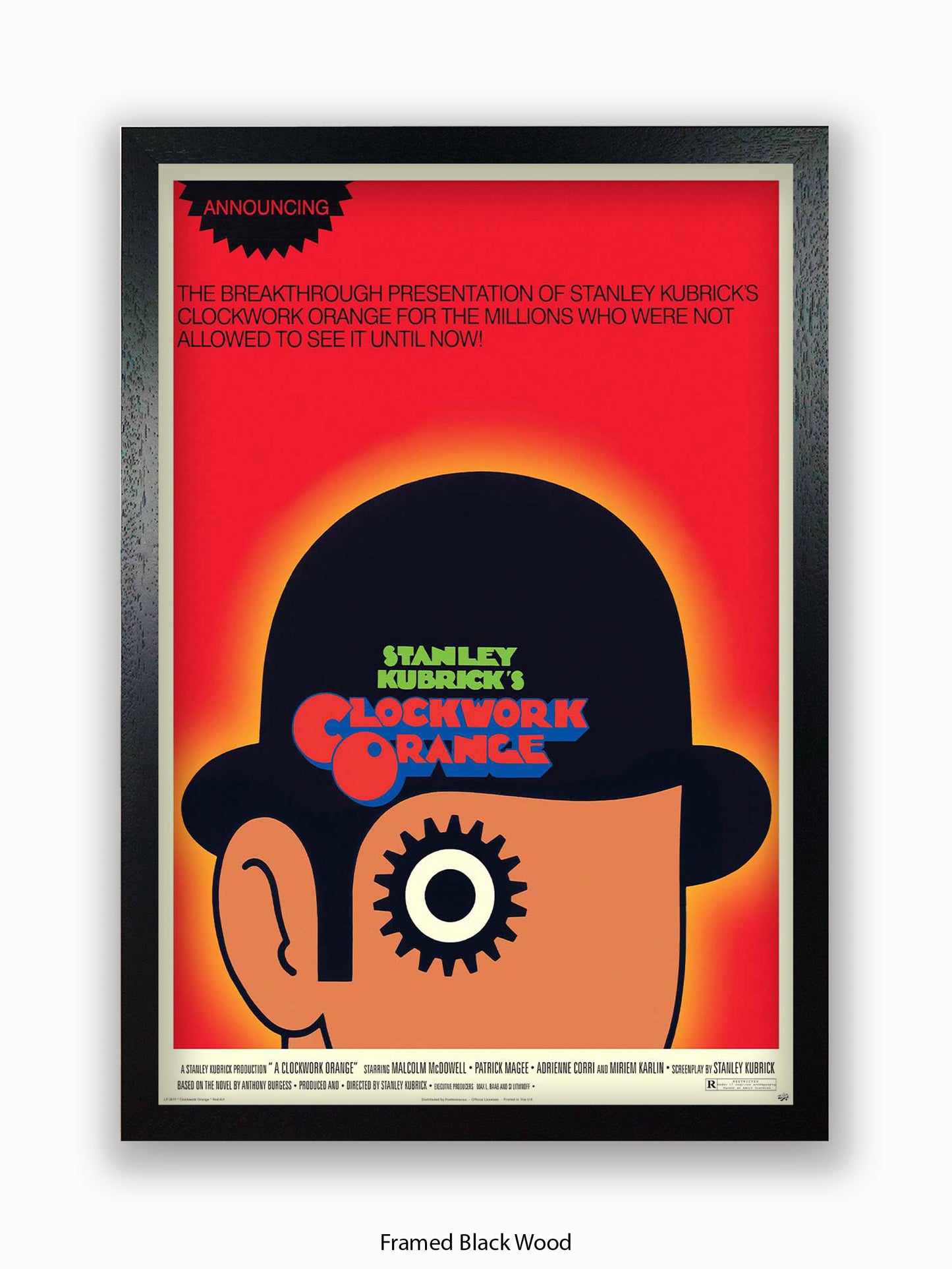 A Clockwork Orange – Red Art Poster