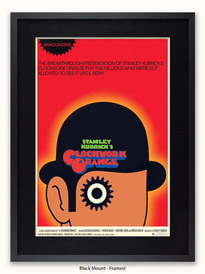A Clockwork Orange – Red Art Poster