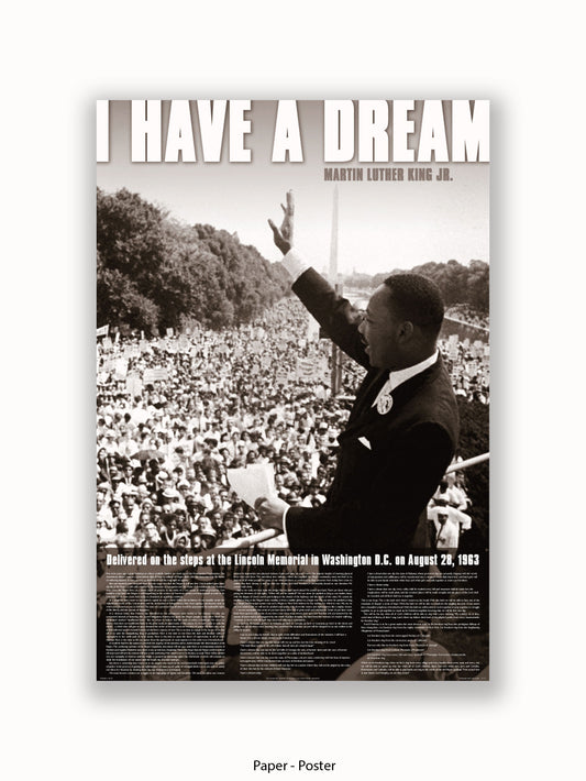 Martin Luther King I Have A Dream Poster