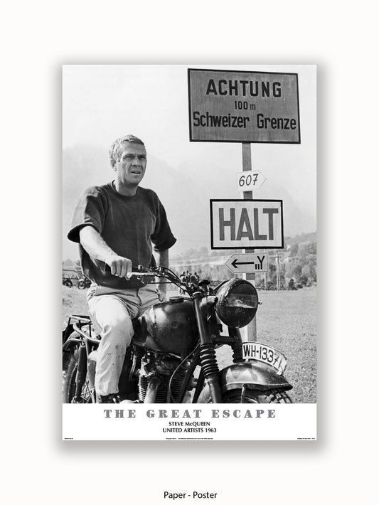 Great Escape Steve Mcqueen Poster