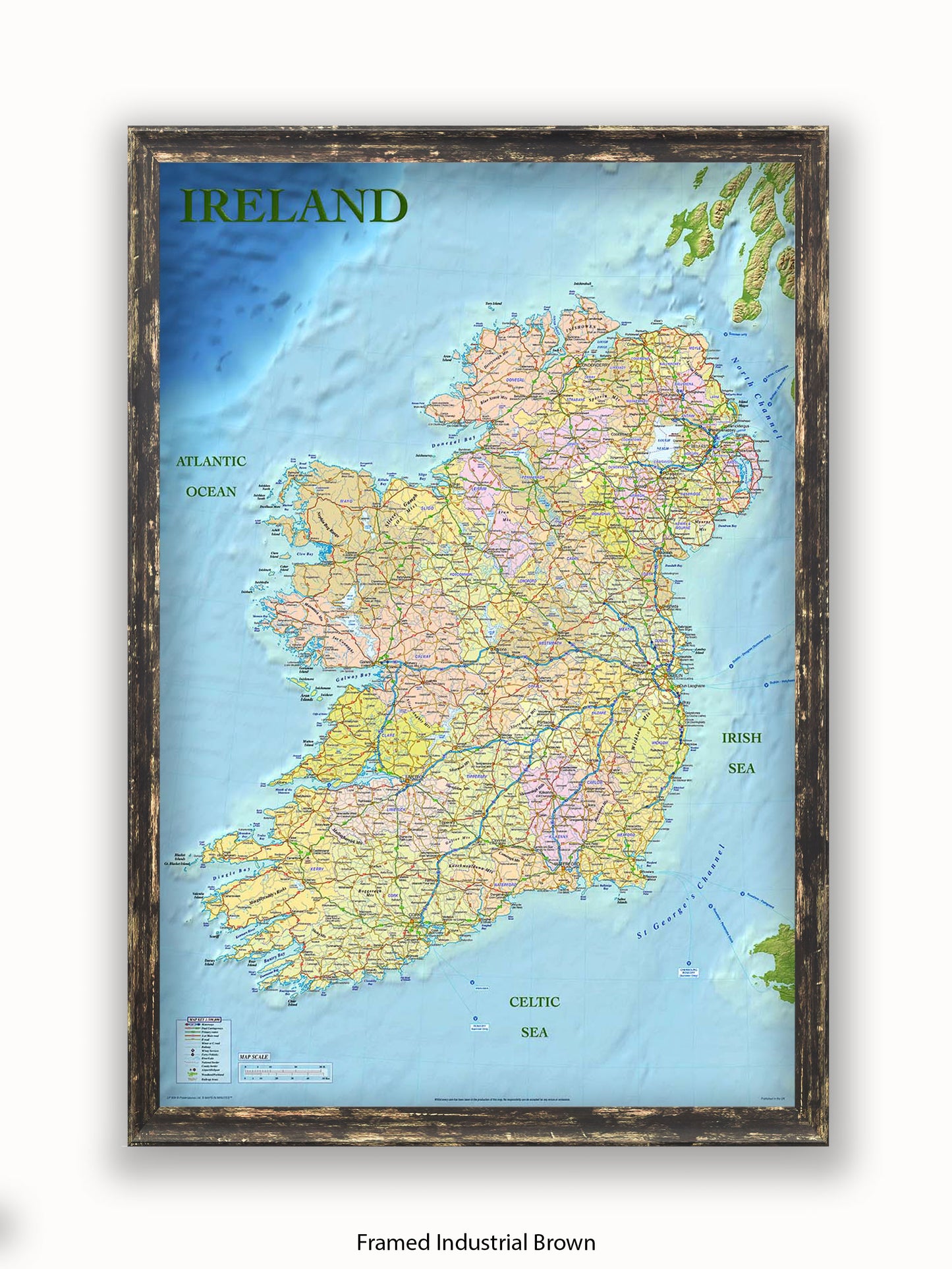 Ireland Map Poster