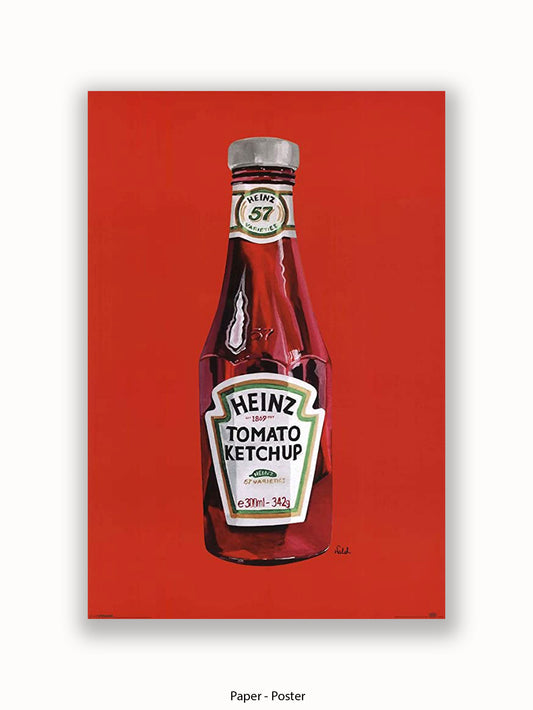 Heinz Orla Walsh Tomato Ketchup Poster