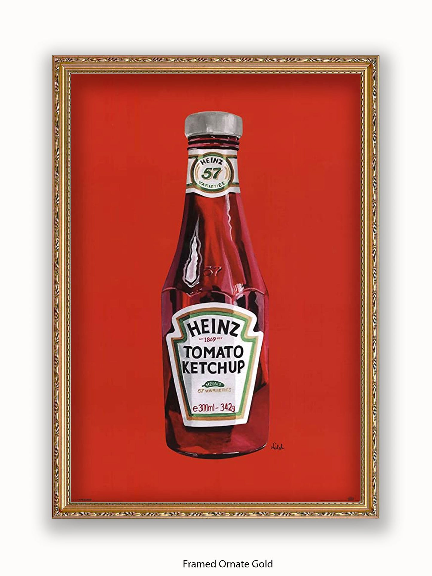 Heinz Orla Walsh Tomato Ketchup Poster