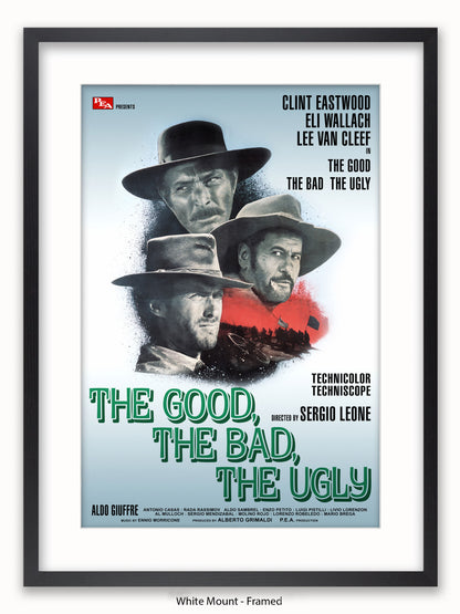 Good The Bad And The Ugly Silver Promo Poster